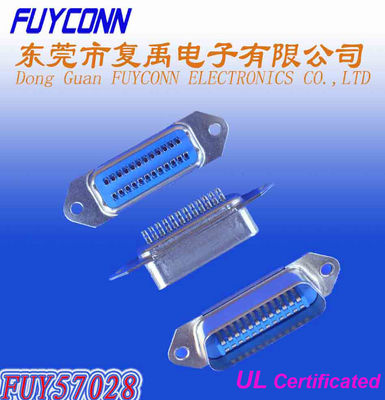 50 Pin Centronic Solder Male Đầu nối DDK được chứng nhận UL 2,16mm