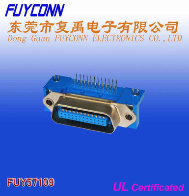 DDK 14 24 36 50Pin Centronic PCB Đầu nối nam góc phải 2,16mm