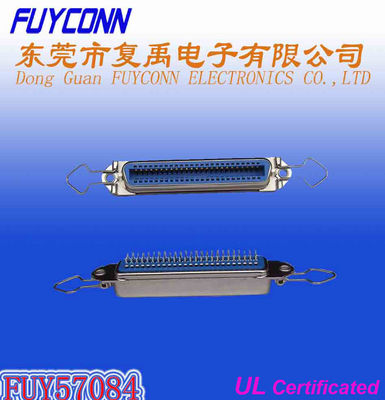 24 Pin Centronic PCB Đầu nối Nữ Góc thẳng với chốt lò xo, mũi nhọn 2,16mm