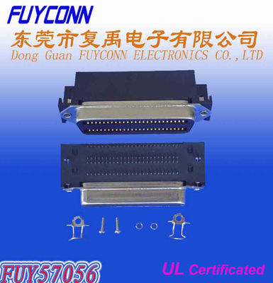 Amphonel 957 100 đường PCB Đầu nối Centronics Góc phải Loại Nữ Khoảng cách 2,16mm