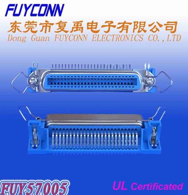 14 Pin Centronic PCB R / A Đầu nối Nữ với Bail Clips Chiều dài 2,16mm