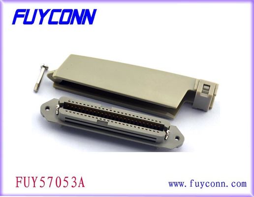 50 Pin Hàn Champ Connector Đầu nối hàn nữ với vỏ nhựa 90 độ
