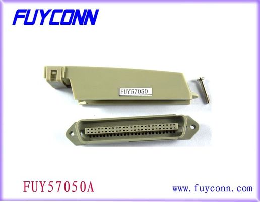 Đầu nối mui xe bằng nhựa 90 độ, Đầu nối Champ Centronic Solder 50 Pin nam