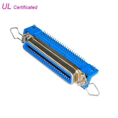 Centronic 25 cặp PCB Góc phải Khoá bo mạch nữ Đầu nối 50 chân với chốt lò xo