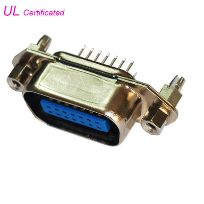 Centronic 14 pin Góc thẳng Nam Đầu nối PCB 24 chân 36pin 50pin Với Đai ốc đầu Hex