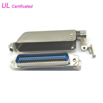 57 CN Series 50pin Đầu nối Centronic Male với Hood kim loại hình chữ L