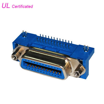 57 CN Series DDK 24 Pin Champ Đầu nối PCB Centronic Góc phải Nữ với các vít lớn