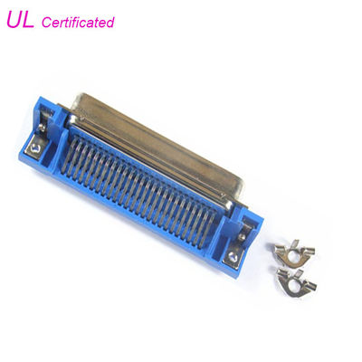 50 chân 25 Ghép nối Centronic PCB Góc phải Chốt cắm Đầu nối loại đực Được chứng nhận UL