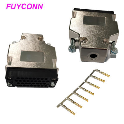 Đầu nối bộ định tuyến kiểu uốn V.35 nữ với vỏ nhựa hình chữ L
