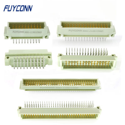Đầu nối PCB DIN41612 R / A Đầu nối Eurocard Nam 3 * 32 chân 3 * 10 chân 3 * 16 chân