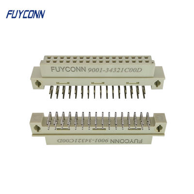 2 hàng DIN41612 Đầu nối 90 độ R / A Đầu nối Eurocard nữ PCB