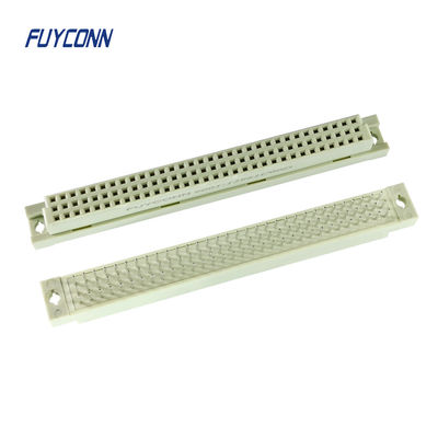 96 Pin 3 Hàng Nữ Đầu nối PCB DIN41612 dọc với 2,54mm Pitch