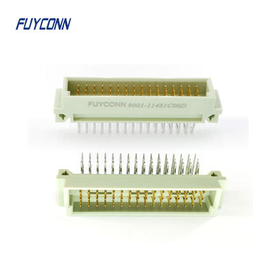 3 hàng DIN41612 Đầu nối 90 độ PCB 3 * 16P 48Pin Đầu nối Eurocard nam