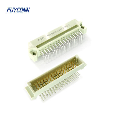3 hàng Đầu nối Eurocard 16P 32P 48P Loại nam Đầu nối PCB DIN41612 Góc phải