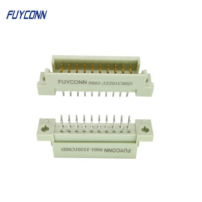 Đầu nối 220 Eurocard 5 10 chân PCB Đầu thẳng Nam 2 * 10P 2 Hàng 20 chân Đầu nối Euro DIN41612