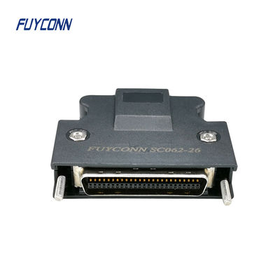 Đầu nối Servo 50 chân Nam Loại hàn nhỏ Servo Đầu nối cáp SCSI W / Nắp