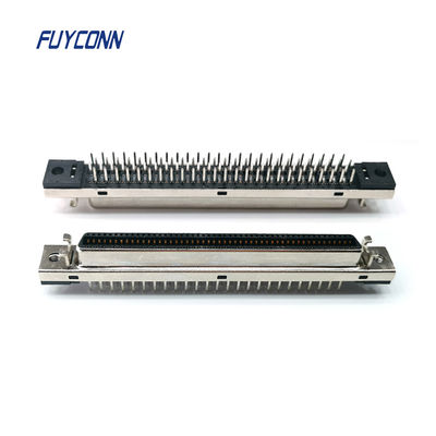 Mini D Ribbon MDR 100pin PCB Đầu nối thẳng SCSI W / 1.27mm Pitch