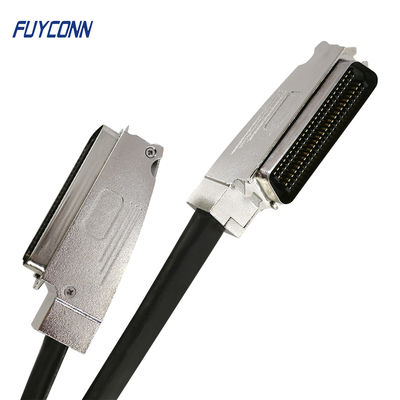 100pos RJ21 Telco Trunk cáp lắp ráp một đầu với 2 đầu nối
