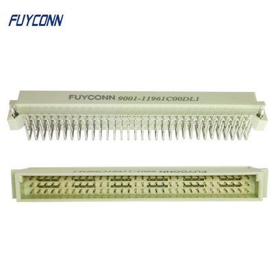 Đầu nối 96pin DIN 41612 3 hàng Đầu cắm 96P Góc phải PCB Đầu nối Eurocard nam