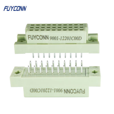 3 hàng 20 chân cắm thẳng PCB DIN 41612 Đầu nối ổ cắm Châu Âu Bước 2,54mm
