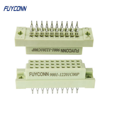 Nữ 3 hàng 20 chân Pin bấm Đầu nối Euro 41612