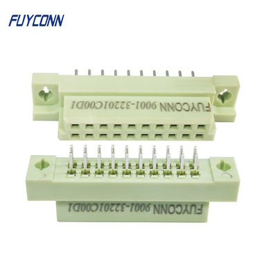 2 hàng Nữ DIN41612 Đầu nối thẳng PCB 2x10P Eurocard