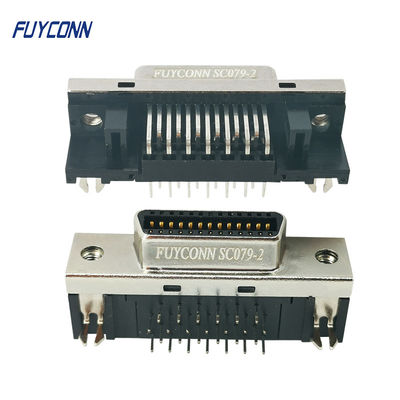 Góc bên phải Đầu nối SCSI PCB 26 chân Đầu nối MDR nữ