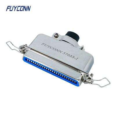 57-60500 Đầu nối DDK 50 Pin Nữ cốc hàn Đầu nối Centronic với mui kim loại