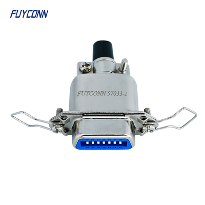 Đầu nối 57-60140 Đầu vào cáp trên cùng DDK Female Solder Cup Đầu nối 14 chân của Centronics