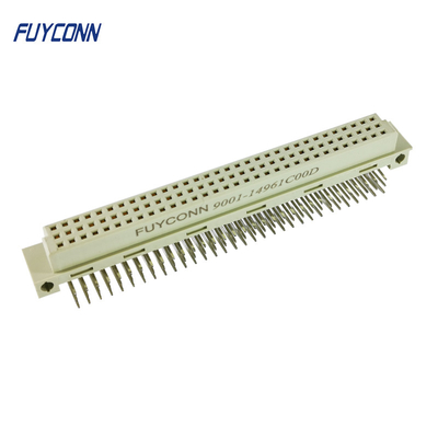 Đầu nối Eurocard nữ 3 hàng Đầu nối PCB góc phải 96Pin DIN 41612
