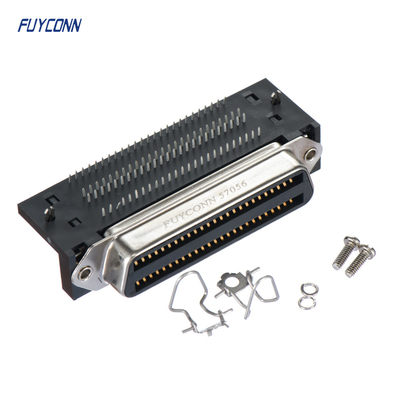 Amphenol 100 Pin Nữ Đầu nối Centronics góc phải PCB