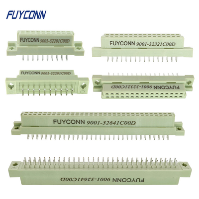 Đầu nối DIN 41612 nữ Đầu nối thẳng PCB 2 hàng Đầu nối Eurocard W / Thiết bị đầu cuối dọc