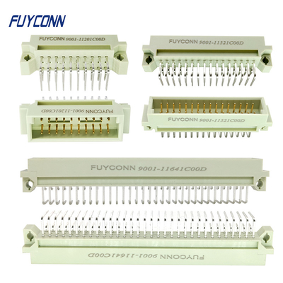 Đầu nối 3rows DIN41612 Nam 90 độ R / A Đầu nối PCB Euro 41612