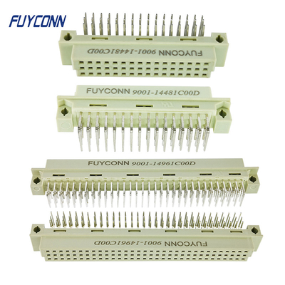 Đầu nối Eurocard nữ 3 hàng PCB DIN 41612 Thiết bị đầu cuối góc phải