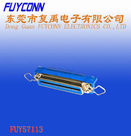 2.16mm pitch 50 Pin Centronic Receptacle Right Angel Đầu nối PCB được chứng nhận UL